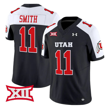 Personalized UU 2026 Vapor Limited Jersey - Black Alternate / Alex Smith Stitched