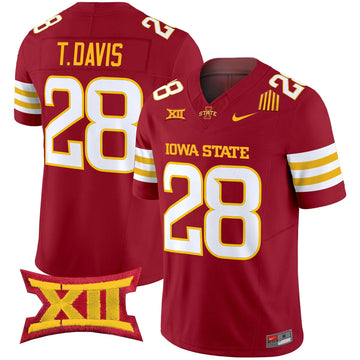 Personalized ISC 2026 Vapor Limited Jersey - Cardinal / Troy Davis Stitched