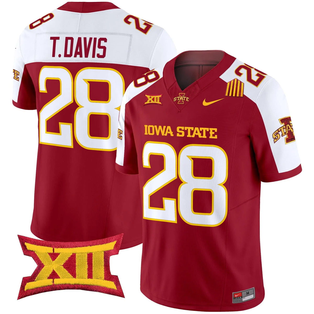 Personalized ISC 2026 Vapor Limited Jersey - Cardinal Alternate / Troy Davis Stitched