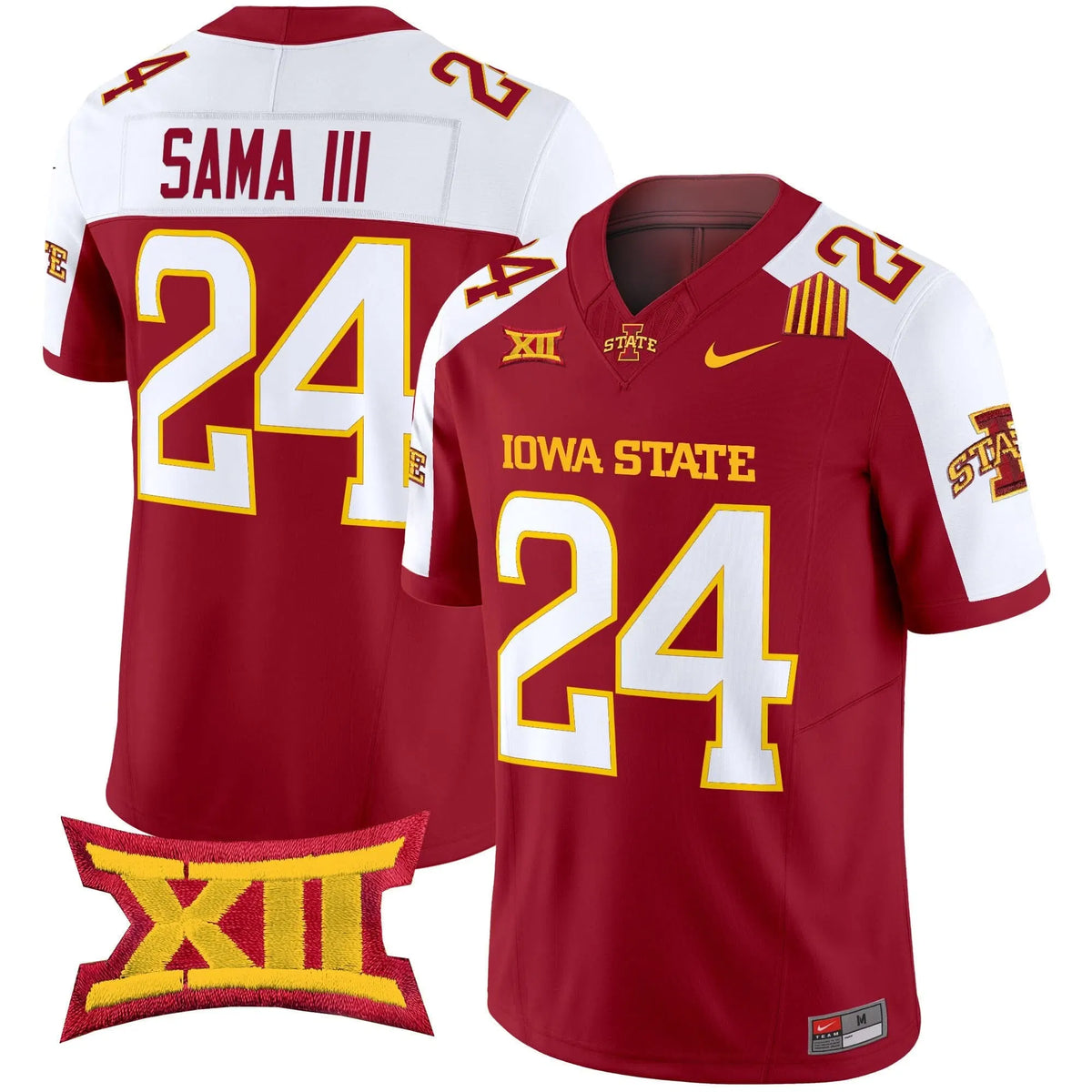 Personalized ISC 2026 Vapor Limited Jersey - Cardinal Alternate / Abu Sama III Stitched