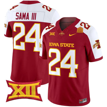 Personalized ISC 2026 Vapor Limited Jersey - Cardinal Alternate / Abu Sama III Stitched