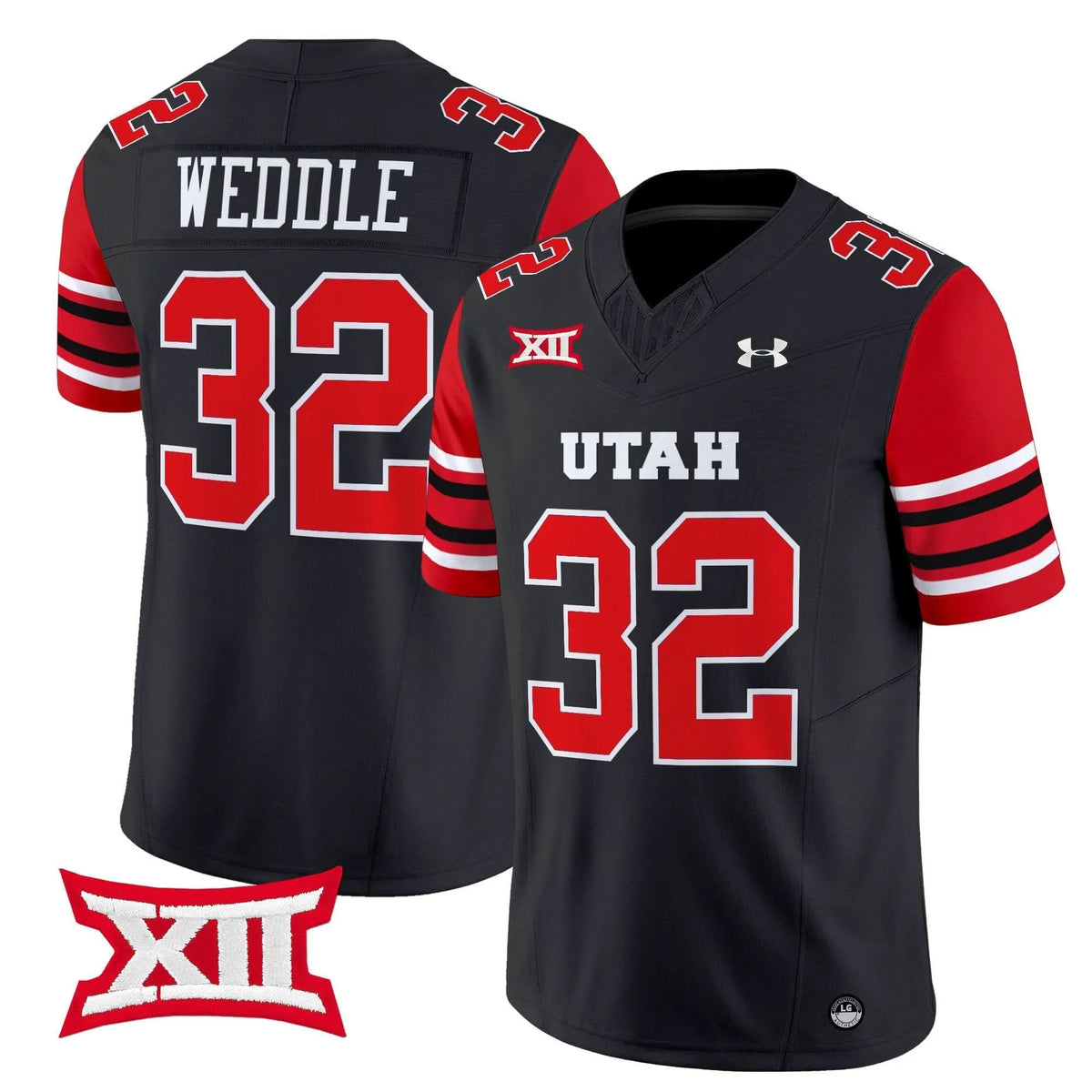 Personalized UU 2026 Vapor Limited Jersey - Black / Eric Weddle Stitched