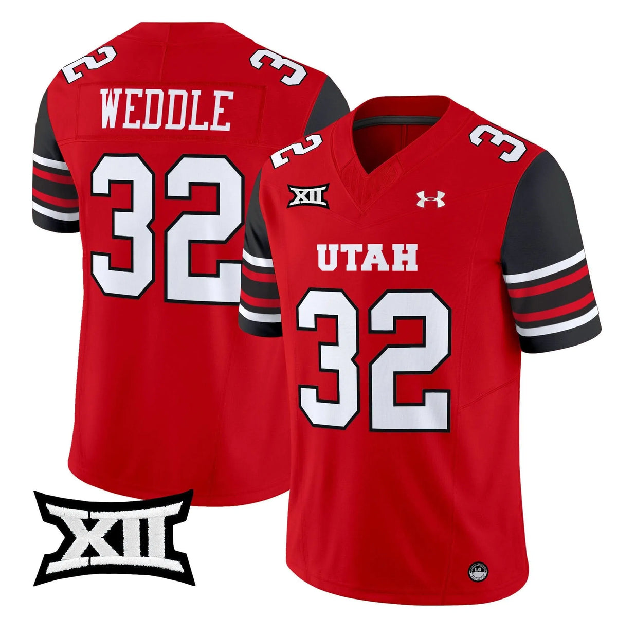 Personalized UU 2026 Vapor Limited Jersey - Red / Eric Weddle Stitched