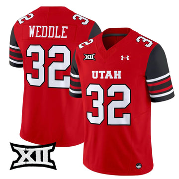 Personalized UU 2026 Vapor Limited Jersey - Red / Eric Weddle Stitched