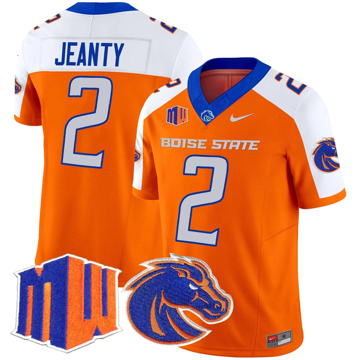 Personalized BSB 2026 Vapor Limited Jersey - Orange Alternate / Ashton Jeanty Stitched