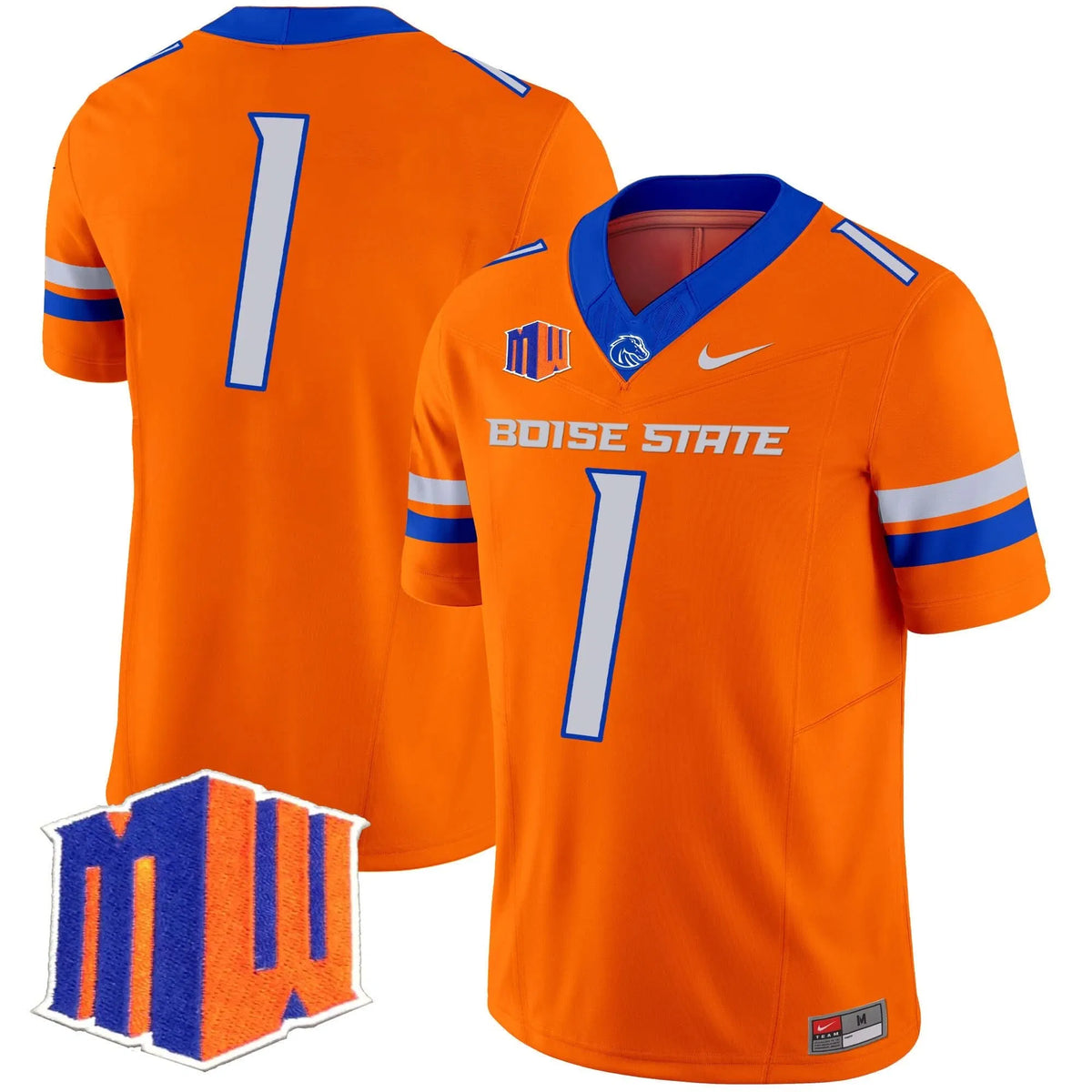 Personalized BSB 2026 Vapor Limited Jersey - Orange / #1 Team Stitched