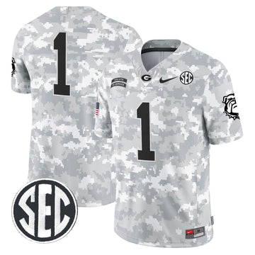 Personalized GB 2026 Salute to Service Vapor Limited Jersey - Arctic Camo - #1 Team Stitched