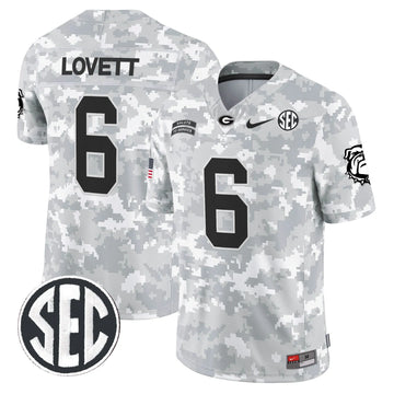 Personalized GB 2026 Salute to Service Vapor Limited Jersey - Arctic Camo - Dominic Lovett Stitched