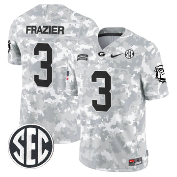 Personalized GB 2026 Salute to Service Vapor Limited Jersey - Arctic Camo - Nate Frazier Stitched