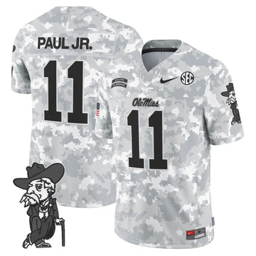 Personalized OMB 2026 Salute to Service Vapor Limited Jersey - Arctic Camo - Chris Paul Jr. Stitched
