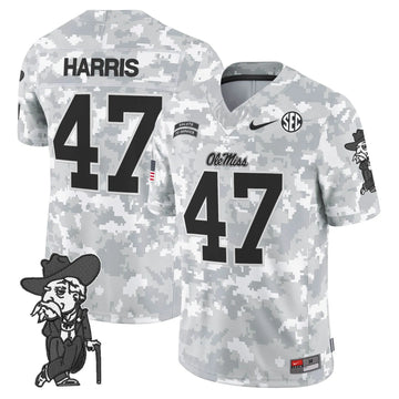 Personalized OMB 2026 Salute to Service Vapor Limited Jersey - Arctic Camo - Kamala Harris Stitched