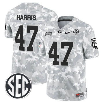 Personalized GB 2026 Salute to Service Vapor Limited Jersey - Arctic Camo - Kamala Harris Stitched