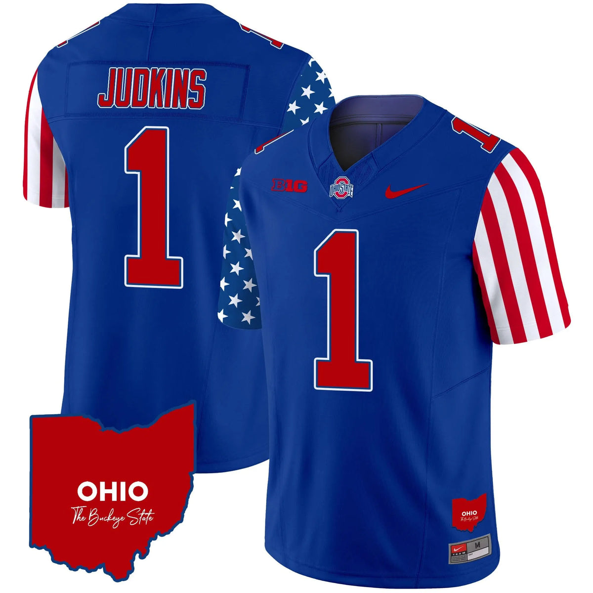 Personalized OSB American Style Vapor Limited Jersey - Royal / Quinshon Judkins Stitched