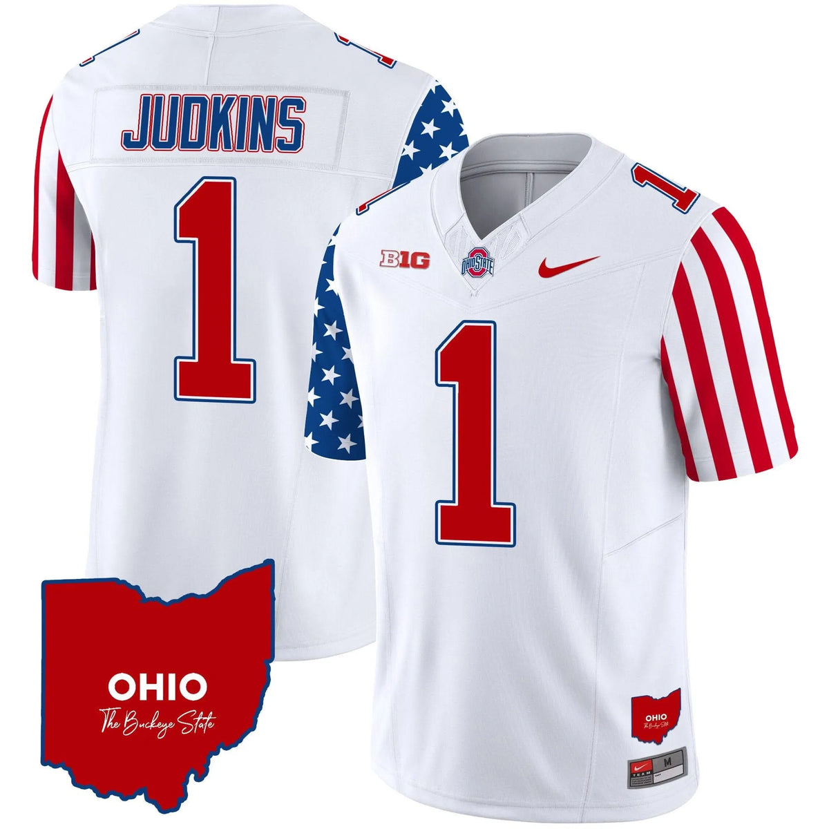 Personalized OSB American Style Vapor Limited Jersey - White / Quinshon Judkins Stitched
