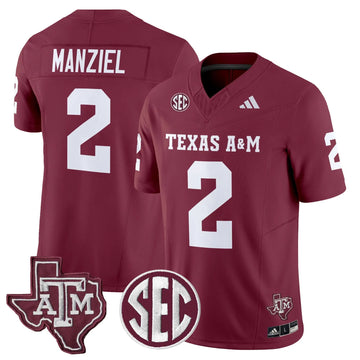 Personalized Aggies 2026 Vapor Limited Jersey - Maroon / Johnny Manziel Stitched