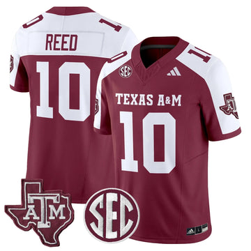 Personalized Aggies 2026 Vapor Limited Jersey - Maroon Alternate / Marcel Reed Stitched