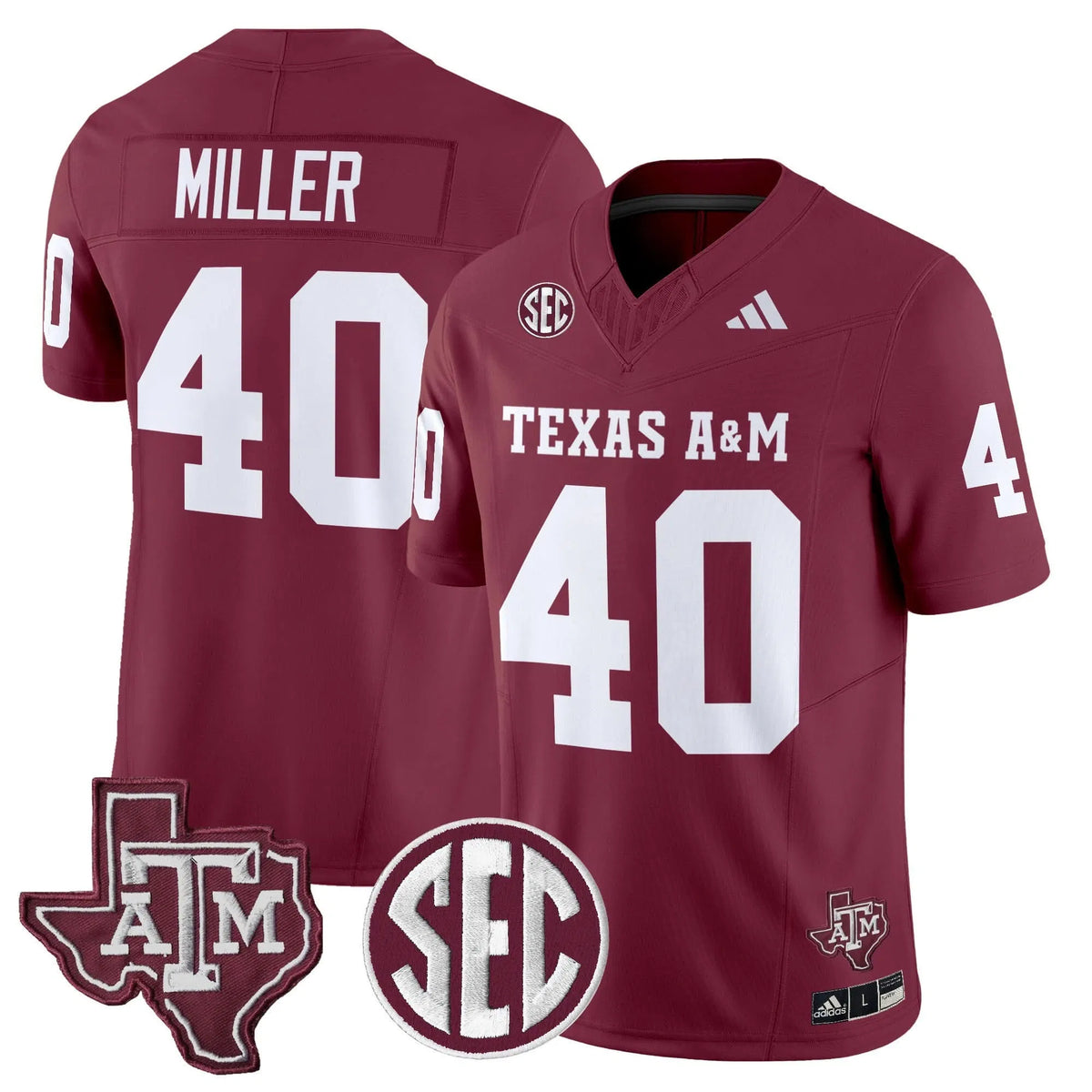 Personalized Aggies 2026 Vapor Limited Jersey - Maroon / Von Miller Stitched