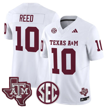 Personalized Aggies 2026 Vapor Limited Jersey - White / Marcel Reed Stitched