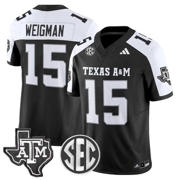 Personalized Aggies 2026 Vapor Limited Jersey - Black Alternate / Conner Weigman Stitched