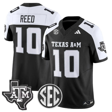 Personalized Aggies 2026 Vapor Limited Jersey - Black Alternate / Marcel Reed Stitched