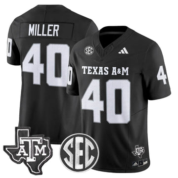 Personalized Aggies 2026 Vapor Limited Jersey - Black / Von Miller Stitched
