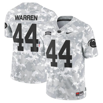 Personalized PSU 2026 Salute to Service Vapor Limited Jersey - Arctic Camo - Tyler Warren Stitched