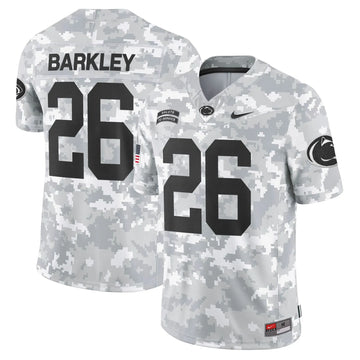 Personalized PSU 2026 Salute to Service Vapor Limited Jersey - Arctic Camo - Saquon Barkley Stitched