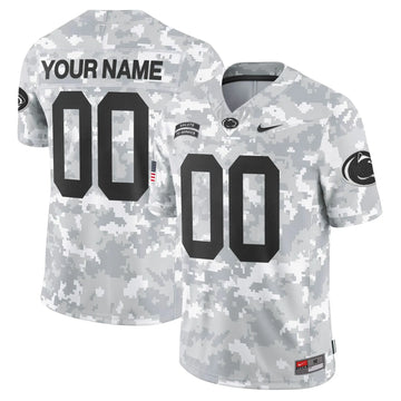 Personalized PSU 2026 Salute to Service Vapor Limited Custom Jersey - Arctic Camo - Custom Stitched