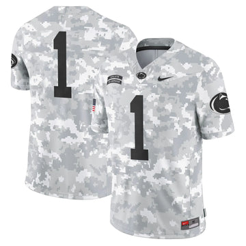 Personalized PSU 2026 Salute to Service Vapor Limited Jersey - Arctic Camo - Team Stitched