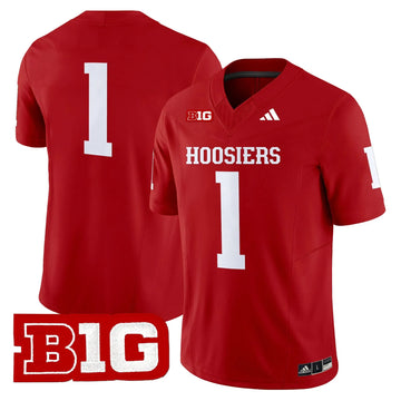 Personalized IND 2026 Vapor Limited Jersey - Crimson / #1 Team Stitched