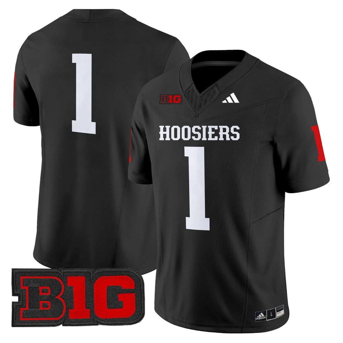 Personalized IND 2026 Vapor Limited Jersey - Black / #1 Team Stitched