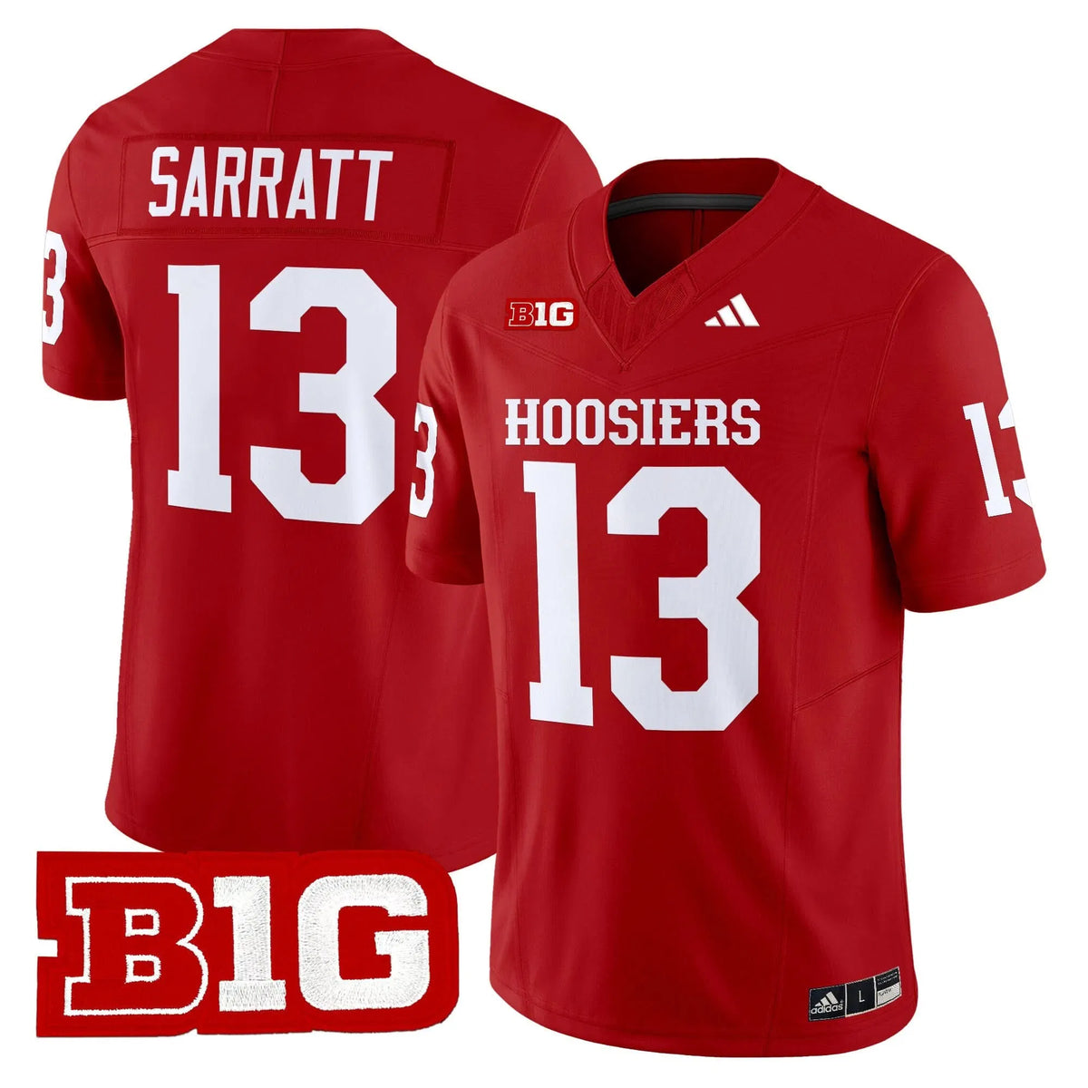 Personalized IND 2026 Vapor Limited Jersey - Crimson / Elijah Sarratt Stitched
