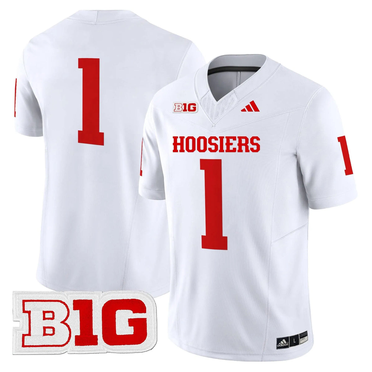Personalized IND 2026 Vapor Limited Jersey - White / #1 Team Stitched