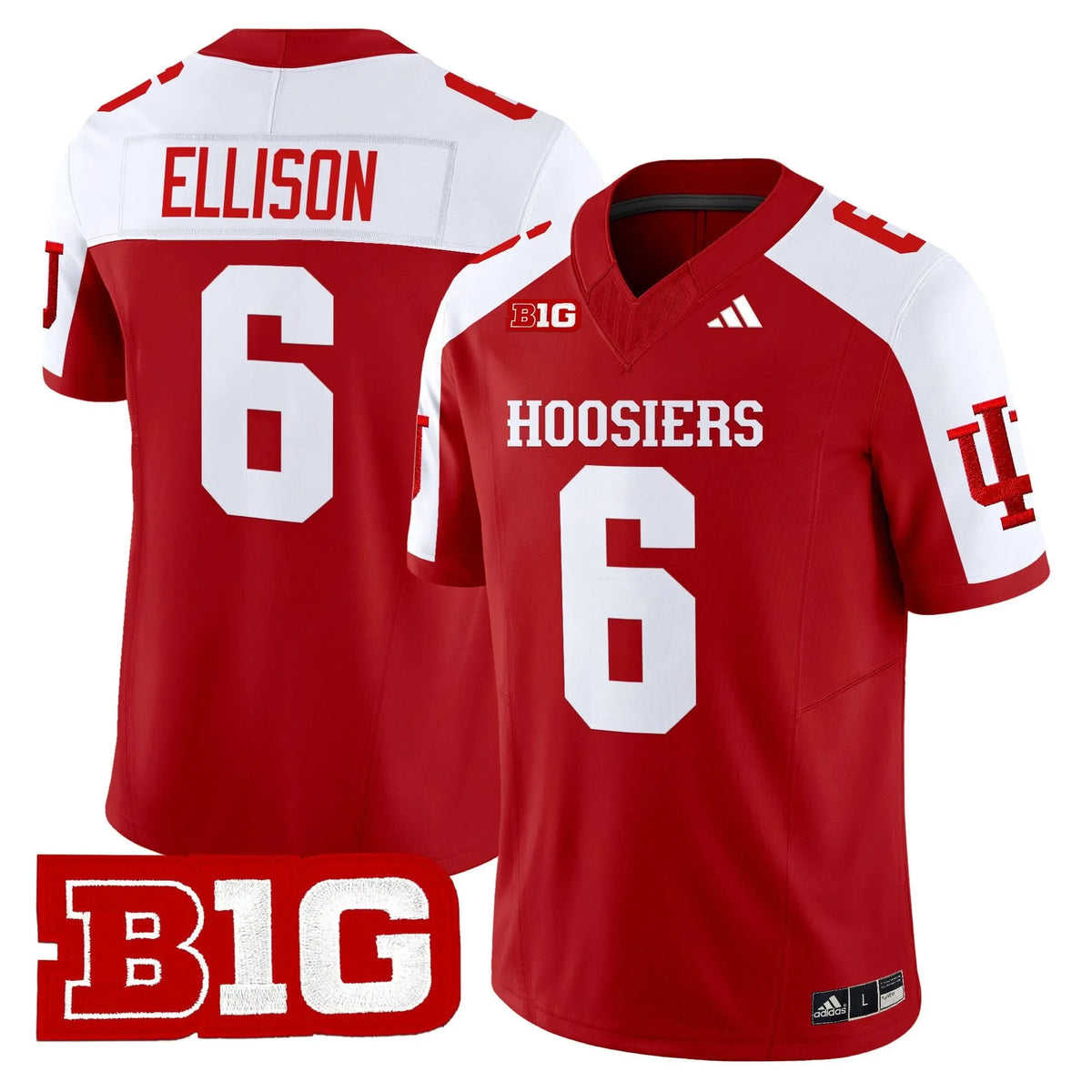 Personalized IND 2026 Vapor Limited Jersey - Crimson Alternate / Justice Ellison Stitched