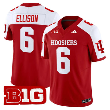 Personalized IND 2026 Vapor Limited Jersey - Crimson Alternate / Justice Ellison Stitched