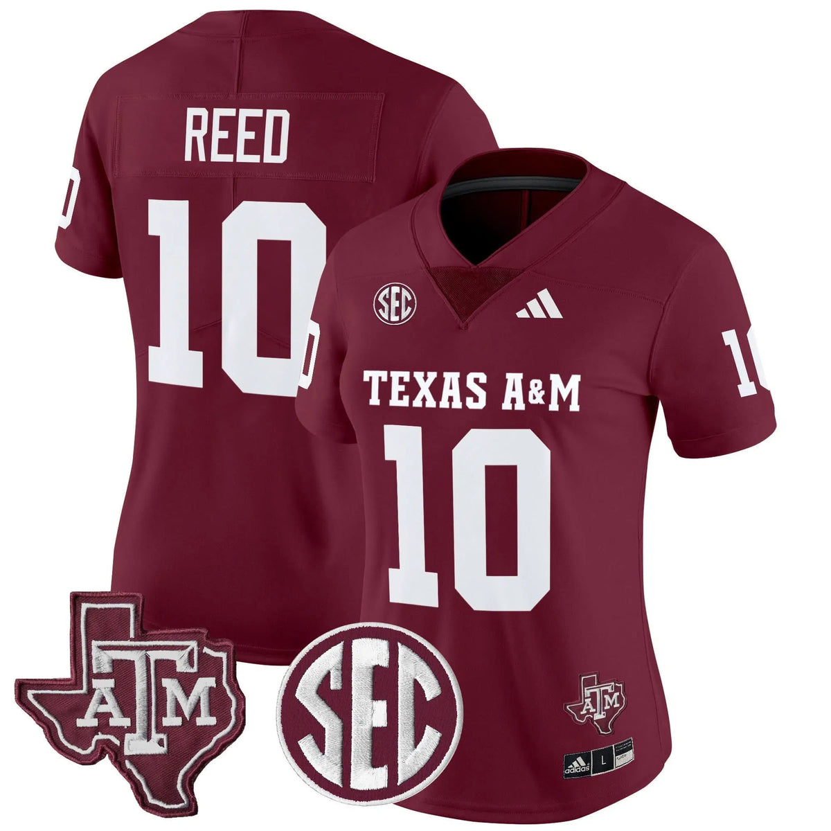 Personalized Women's Aggies 2026 Vapor Limited Jersey - Stitched - Maroon / Marcel Reed Stitched