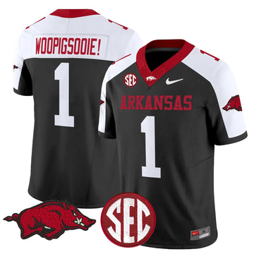 Personalized AR Vapor Limited Jersey - Black Alternate / Woo Pig Sooie Stitched