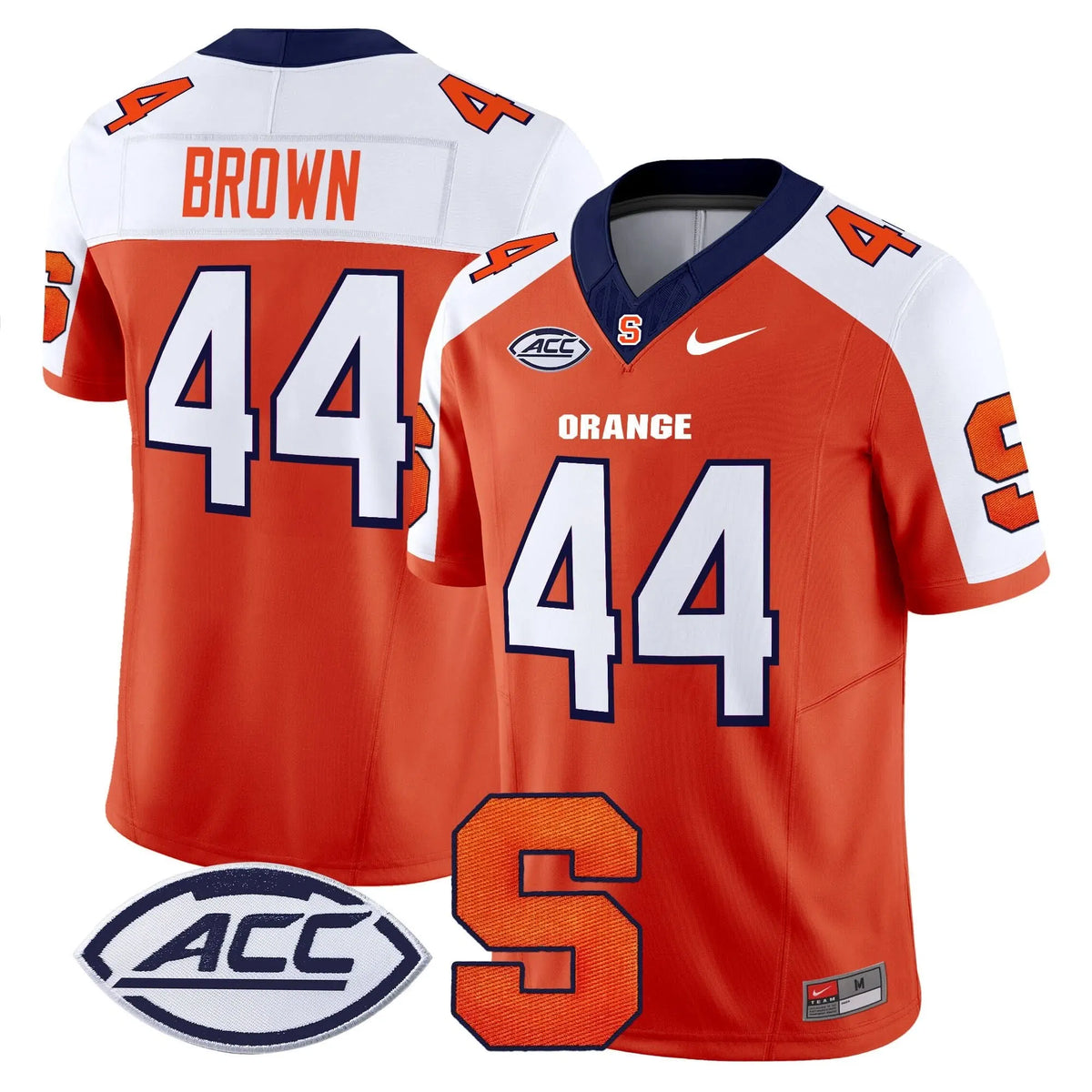 Personalized Syracuse Orange 2026 Vapor Limited Jersey - Orange Alternate / Jim Brown Stitched