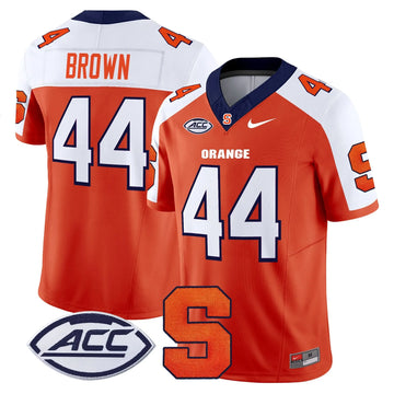 Personalized Syracuse Orange 2026 Vapor Limited Jersey - Orange Alternate / Jim Brown Stitched