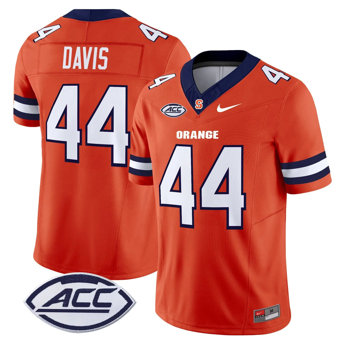 Personalized Syracuse Orange 2026 Vapor Limited Jersey - Orange / Ernie Davis Stitched