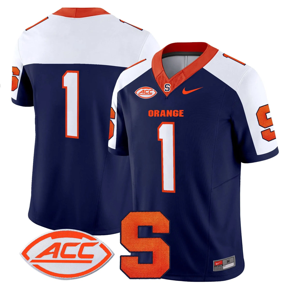 Personalized Syracuse Orange 2026 Vapor Limited Jersey - Navy Alternate / #1 Team Stitched