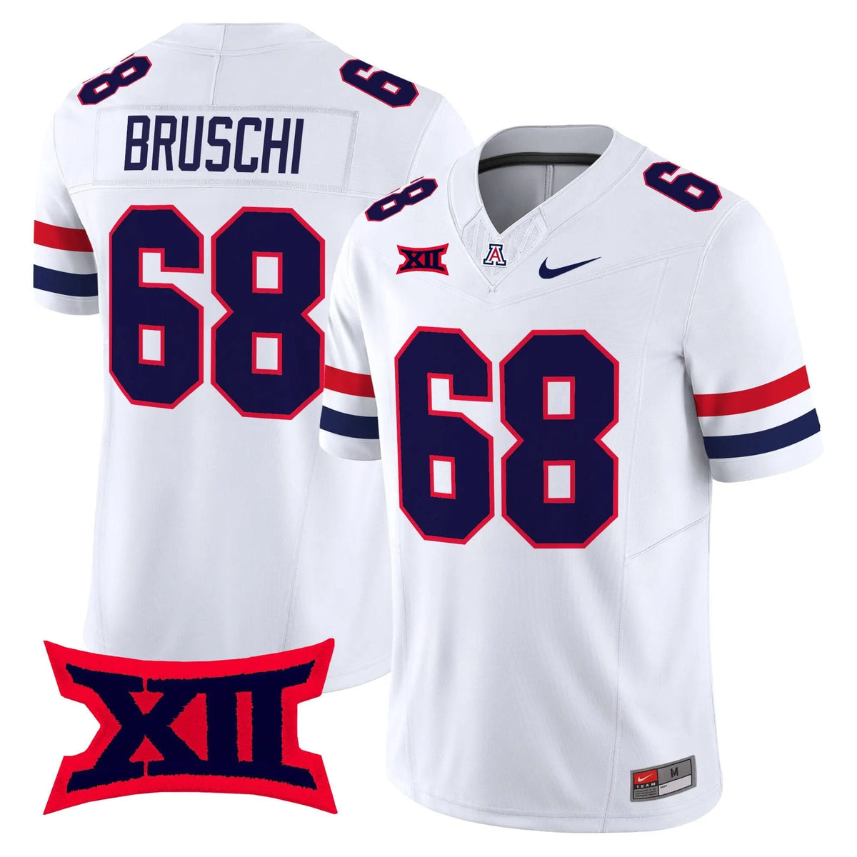 Personalized ARIZ 2026 Vapor Limited Jersey - White / Tedy Bruschi Stitched