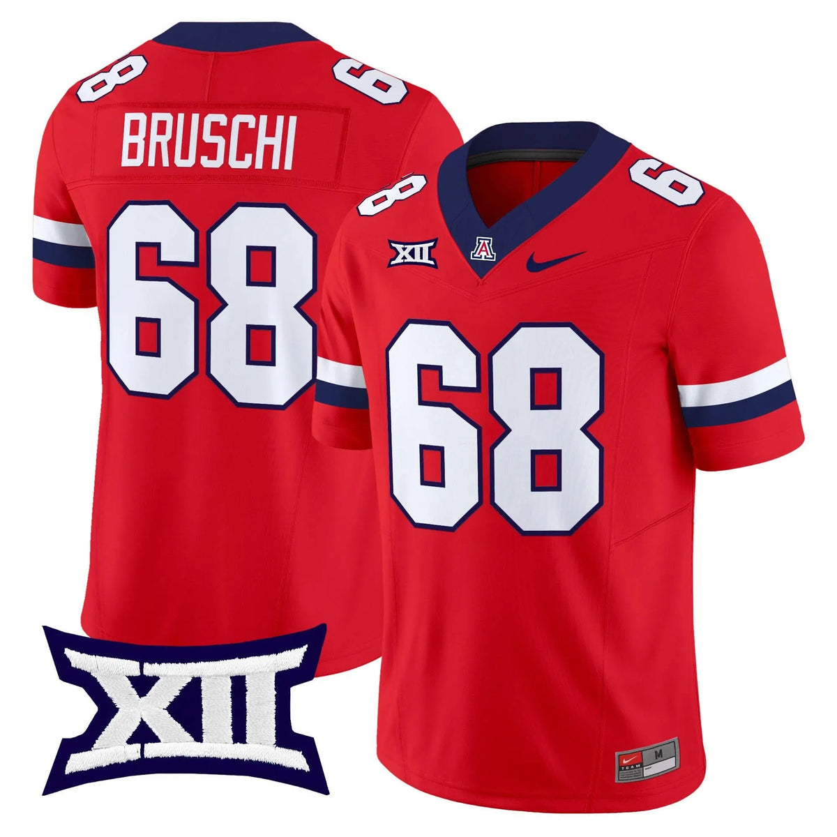 Personalized ARIZ 2026 Vapor Limited Jersey - Red / Tedy Bruschi Stitched