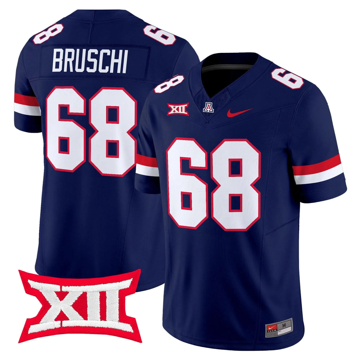 Personalized ARIZ 2026 Vapor Limited Jersey - Navy / Tedy Bruschi Stitched