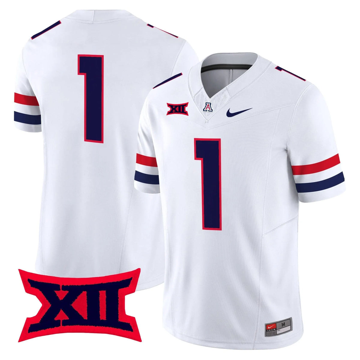 Personalized ARIZ 2026 Vapor Limited Jersey - White / #1 Team Stitched