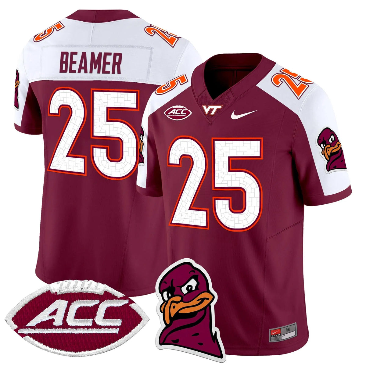 Personalized VTH 2026 Vapor Limited Jersey - Maroon Alternate / Frank Beamer Stitched