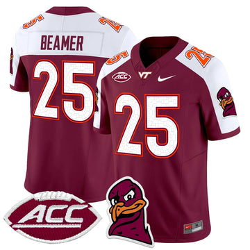 Personalized VTH 2026 Vapor Limited Jersey - Maroon Alternate / Frank Beamer Stitched