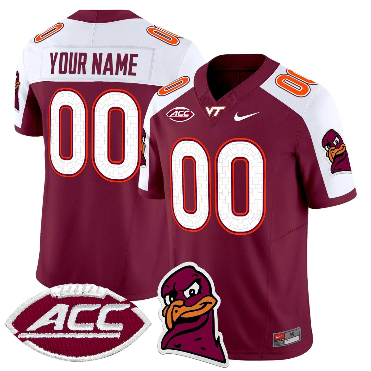 Personalized VTH 2026 Vapor Limited Custom Jersey - Maroon Alternate Stitched