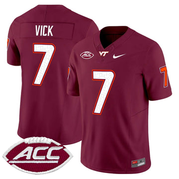 Personalized VTH 2026 Vapor Limited Jersey - Maroon / Michael Vick Stitched