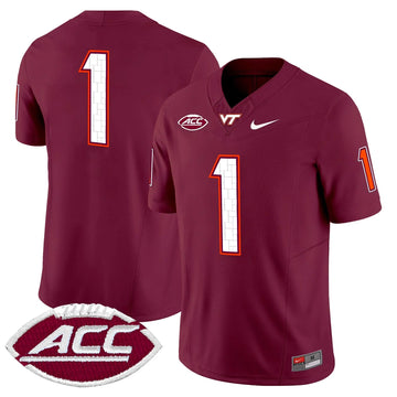 Personalized VTH 2026 Vapor Limited Jersey - Maroon / #1 Team Stitched